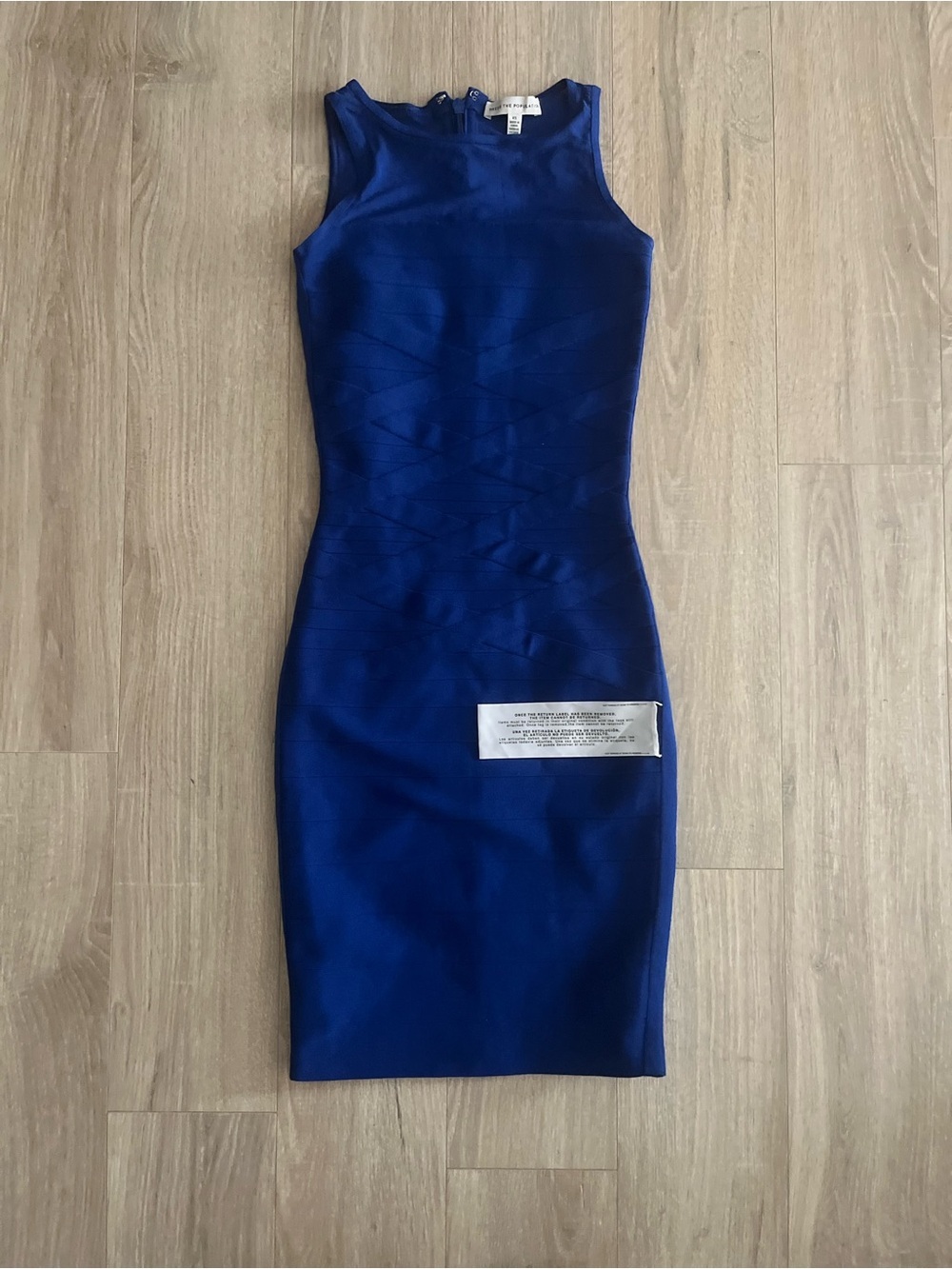 NWOT Dress the Population Women’s Ximena Dress Electric Blue - Size XS - Picture 2 of 9
